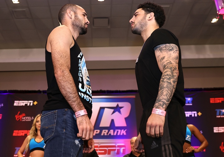 Photos Jose Pedraza, Julian Rodriguez Face To Face at Final Presser